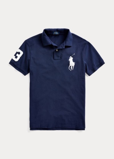 Polo Ralph Lauren Big Pony Mesh Polo Shirt Herre Danmark (PXVNZ0358)